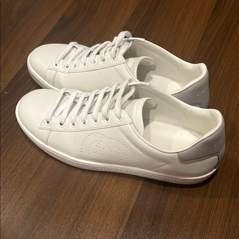 Gucci Ace Sneakers - White/Silver